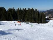 Easy Cheesy téléski d'entraînement à la station supérieure à Mellau