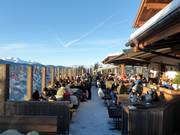 Profiter du coucher de soleil à la Wiesenalm