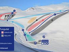 Plan des pistes Isafjördur