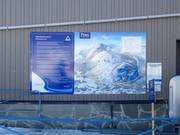 Plan des pistes à la station de vallée