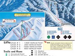 Plan des pistes Mt. Baldy