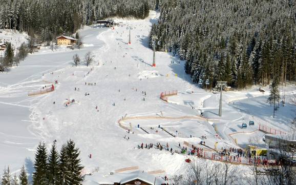 Domaines skiables pour les débutants dans le Tennengau – Débutants Dachstein West – Gosau/Russbach/Annaberg
