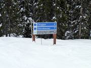 Signalisation des pistes au Revelstoke Mountain Resort