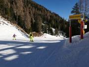 Piste d'entraînement Campo Scuola Gardoné au-dessus de Predazzo