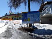 Panneau d'information à la station de vallée