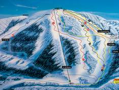 Plan des pistes Šachtičky