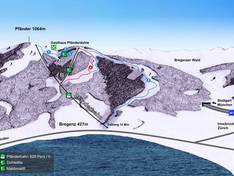 Plan des pistes Pfänder – Bregenz