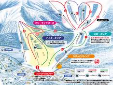 Plan des pistes Echo Valley