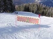 Accès à la piste difficile Olimpia