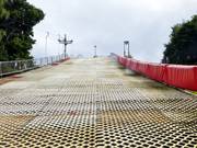 Piste noire vue d'en bas