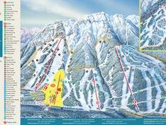 Plan des pistes Mt. Norquay – Banff