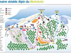 Plan des pistes Le Markstein