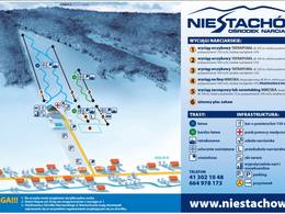 Plan des pistes Niestachów
