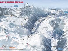 Plan des pistes Les Chosalets