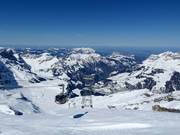 Avec la Rotair, on monte jusqu’au Titlis.