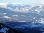 Vue sur Jasper depuis le domaine skiable Marmot Basin