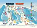 Plan des pistes Tateyama Sanroku – Gokurakuzaka/Raicho Valley