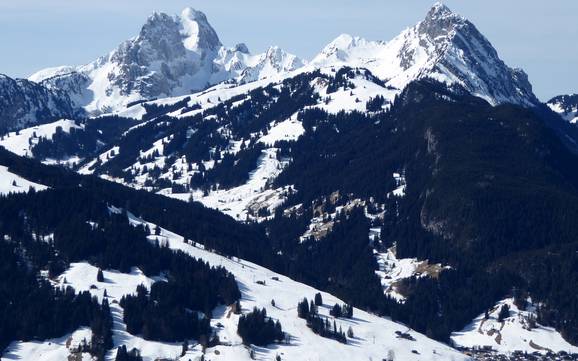 Skier près de Gstaad