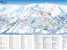 Plan des pistes Myrkdalen