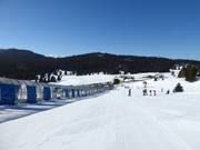 Piste d'entraînement avec tapis roulant Baby Coe au Passo Coe