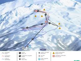 Plan des pistes Tetnuldi – Mestia