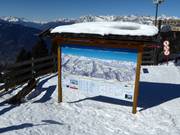 Plan des environs à la station supérieure