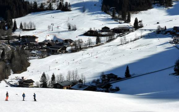 Domaines skiables pour les débutants dans le massif du Tennen – Débutants Werfenweng