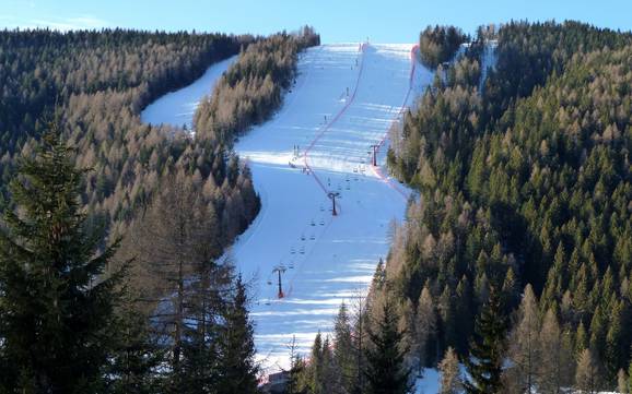Le plus grand dénivelé à l' Alpe Cimbra – domaine skiable Folgaria/Fiorentini