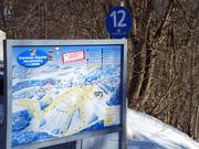 Panneau d'information au parking Dorf