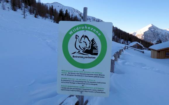 Alpes de la Gailtal: Domaines skiables respectueux de l'environnement – Respect de l'environnement Goldeck – Spittal an der Drau