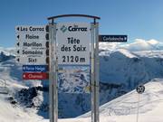 Signalisation dans le domaine skiable