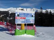 Signalisation des pistes dans le domaine skiable