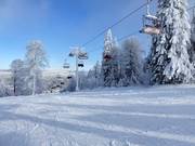 Avec le nouveau télésiège quatre places vers l'Almberg