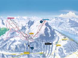 Plan des pistes Stoos – Fronalpstock/Klingenstock