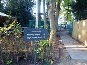 Signalisation vers la piste