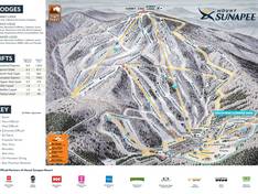 Plan des pistes Mt. Sunapee