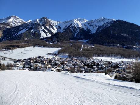 Col de Resia (Reschenpass): offres d'hébergement sur les domaines skiables – Offre d’hébergement Belpiano (Schöneben)/Malga San Valentino (Haideralm)