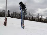 Canon à neige dans le snowpark