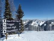 Au sommet, de nombreuses descentes très difficiles commencent.