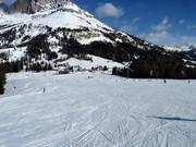 Piste d'entraînement Le Pope directement au col de Carezza
