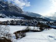 Vue sur la station de Flims