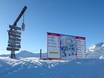 Ski amadé: indications de directions sur les domaines skiables – Indications de directions Galsterberg – Pruggern
