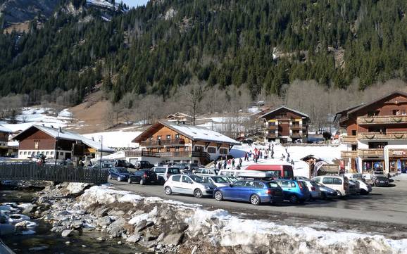 Val d’Illiez: Accès aux domaines skiables et parkings – Accès, parking Les Portes du Soleil – Morzine/Avoriaz/Les Gets/Châtel/Morgins/Champéry