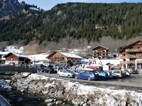 Romandie: Accès aux domaines skiables et parkings – Accès, parking Les Portes du Soleil – Morzine/Avoriaz/Les Gets/Châtel/Morgins/Champéry