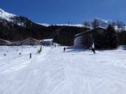 Téléski pour débutants Cristins à la station de vallée Corvatsch Surlej