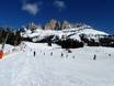 Domaines skiables pour les débutants à Dolomiti Superski – Débutants Carezza
