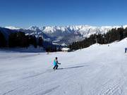 Descentes à la station supérieure Hochoetz