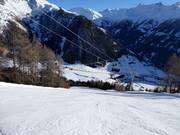 Piste n° 18 avec télésiège six places Glocknerblick