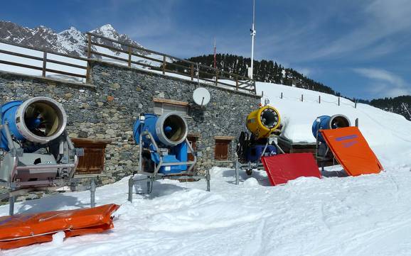 Fiabilité de l'enneigement Vallée de Suse (Val di Susa) – Fiabilité de l'enneigement Via Lattea (Voie Lactée) – Montgenèvre/Sestrières/Sauze d’Oulx/San Sicario/Clavière