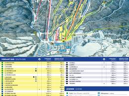 Plan des pistes Mont-Sainte-Anne